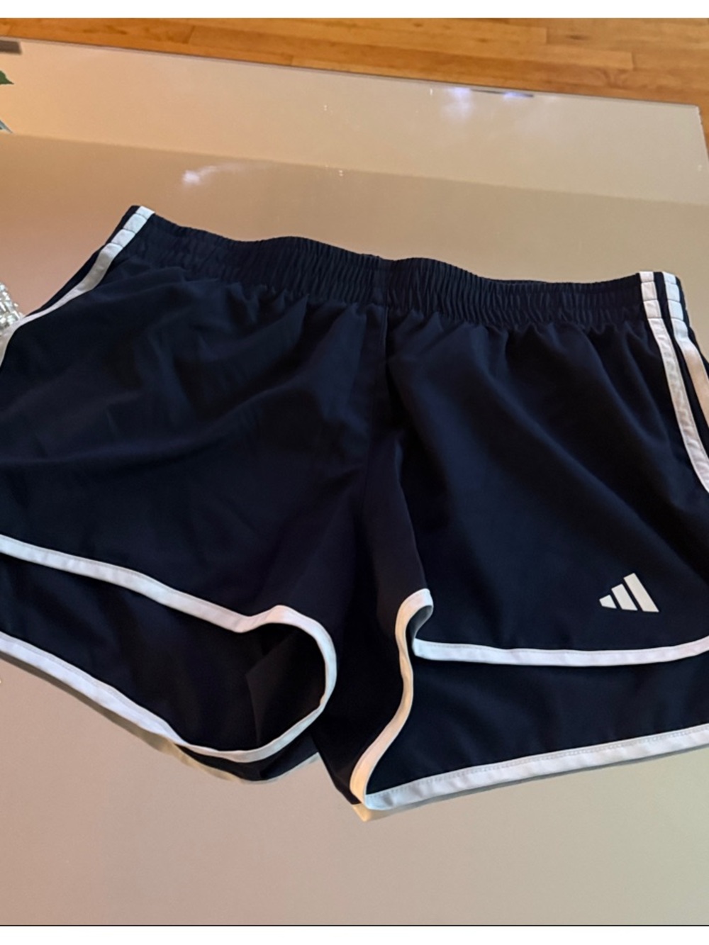 Adidas Black L  Women's Athletic Shorts